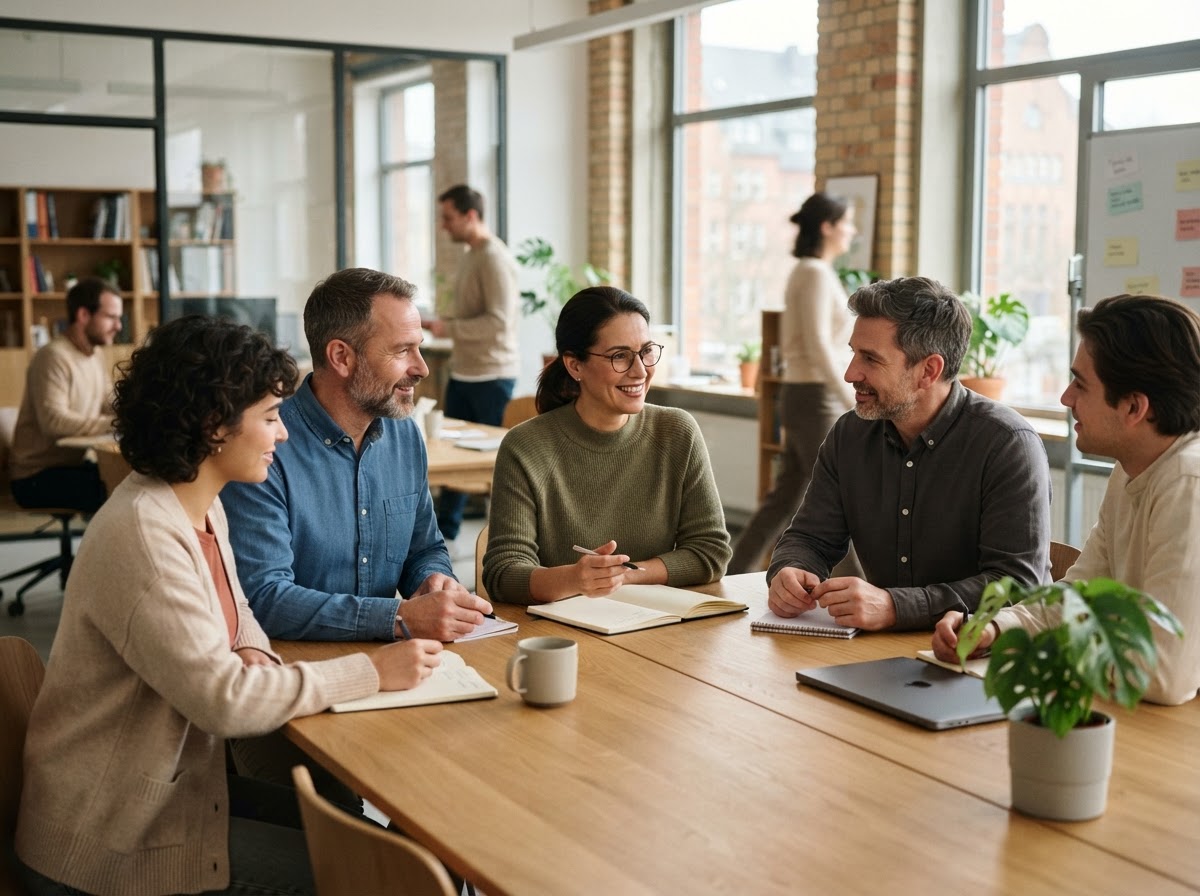 Fivesukom Tarovasul Team bei der Auswertung von Finanzdaten